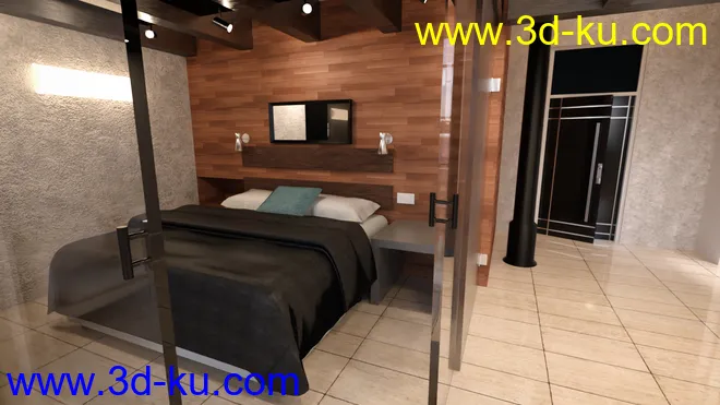 Studio Loft Apartment模型的图片6