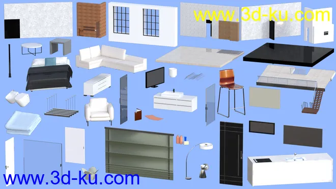 Studio Loft Apartment模型的图片12