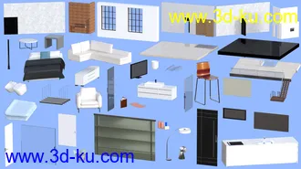 3D打印模型Studio Loft Apartment的图片