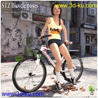3D打印模型STZ Bicycle poses的图片