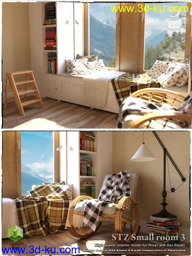 STZ Small Room 3模型的图片1