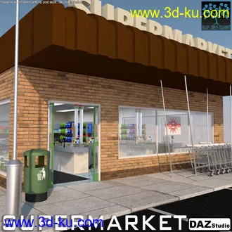 3D打印模型Supermarket for Daz Studio的图片