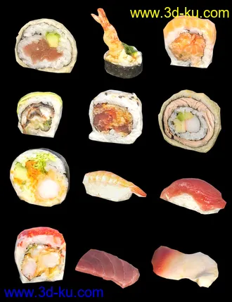 3D打印模型Sushi Delicious的图片