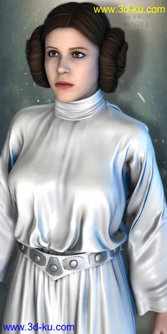 3D打印模型SW Princess Leia for V4G3F的图片