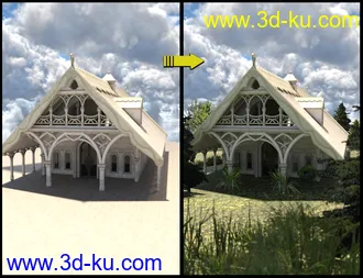 3D打印模型SY Fast Foliage Iray的图片
