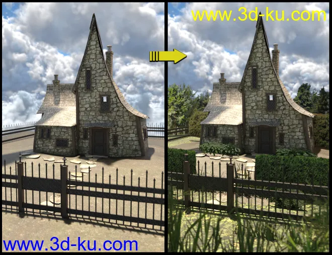 SY Fast Foliage Iray模型的图片7