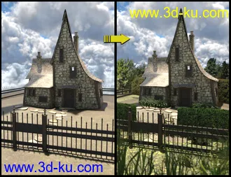3D打印模型SY Fast Foliage Iray的图片
