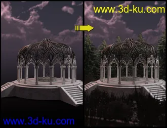 3D打印模型SY Fast Foliage Iray的图片