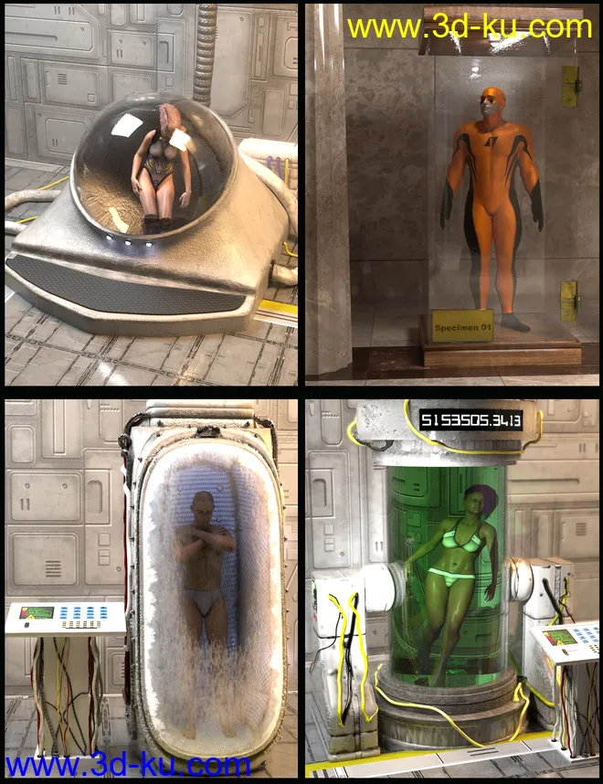 SY Pods Tanks and Human Containers模型的图片1