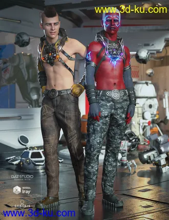 3D打印模型Symbiont Outfit Textures的图片