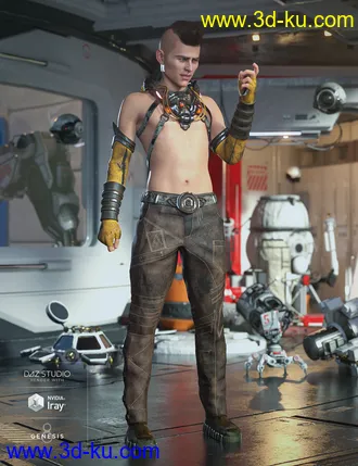 3D打印模型Symbiont Outfit Textures的图片