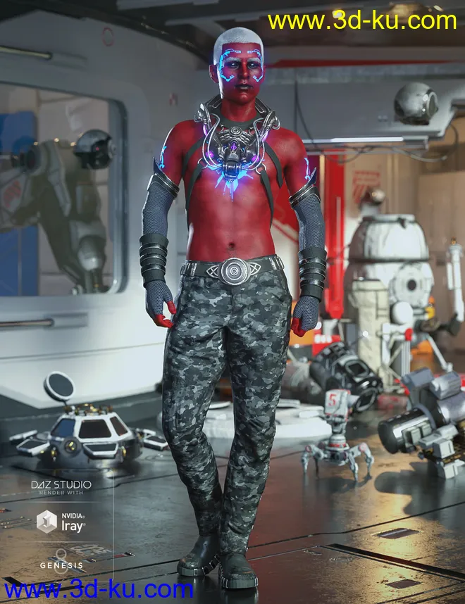 Symbiont Outfit Textures模型的图片3