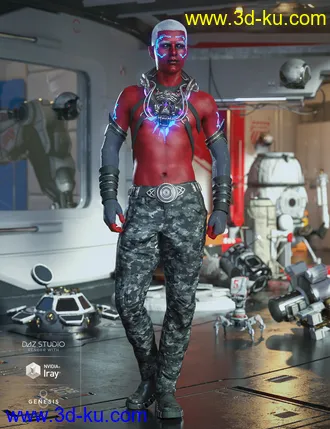 3D打印模型Symbiont Outfit Textures的图片
