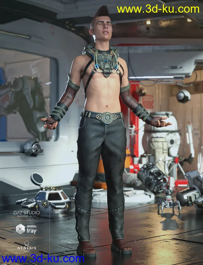 Symbiont Outfit Textures模型的图片4