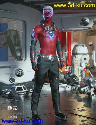 3D打印模型Symbiont Outfit Textures的图片