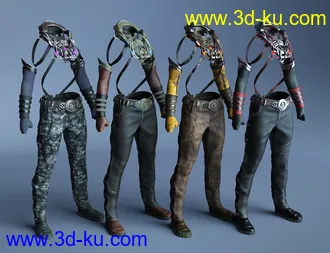 3D打印模型Symbiont Outfit Textures的图片