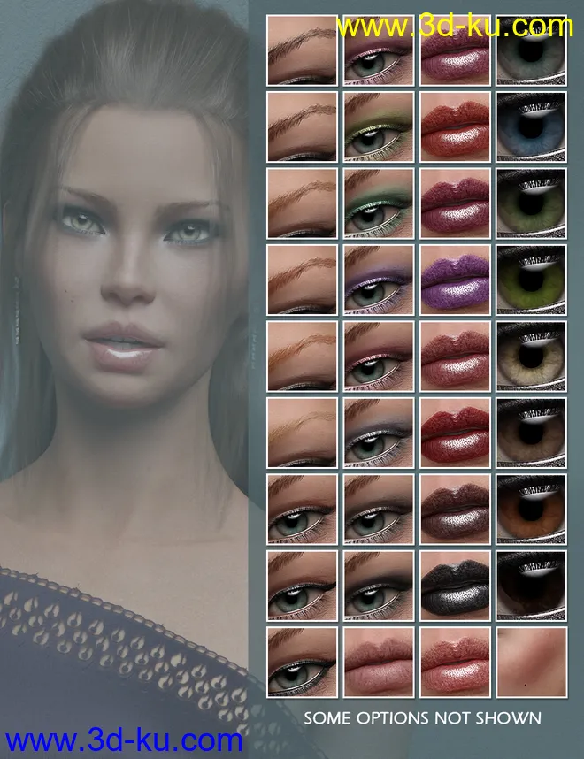 Tanis HD for Genesis 8 Female模型的图片7