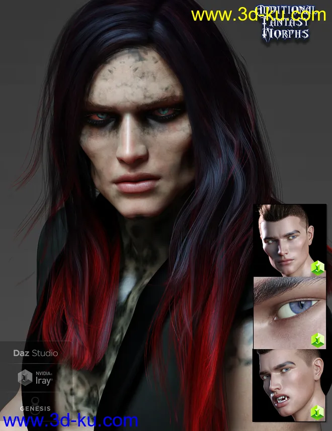 Tathar for Genesis 8 Male模型的图片7