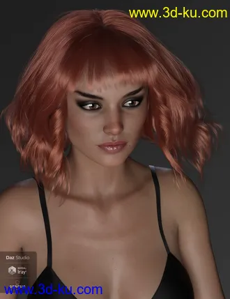 3D打印模型Taylor Hair For Genesis 8 Female(s)的图片