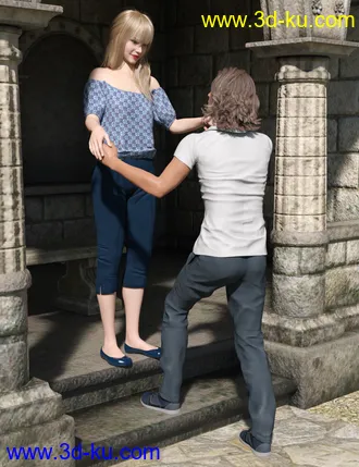 3D打印模型Tearchi Dalliance Poses for Genesis 8的图片