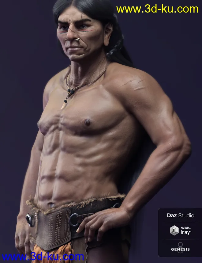 Tennessee for Genesis 8 Male模型的图片12
