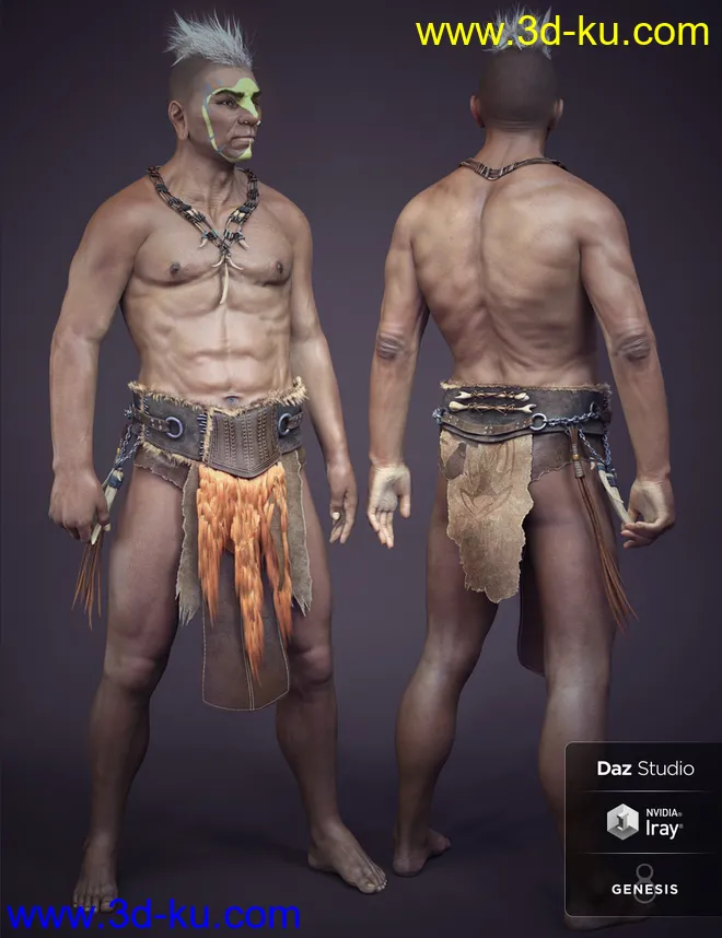 Tennessee for Genesis 8 Male模型的图片13