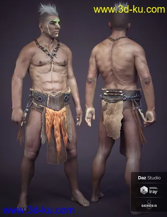 3D打印模型Tennessee for Genesis 8 Male的图片