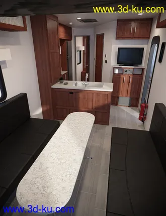 3D打印模型Tesla RV Trailer的图片