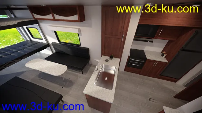 Tesla RV Trailer模型的图片8