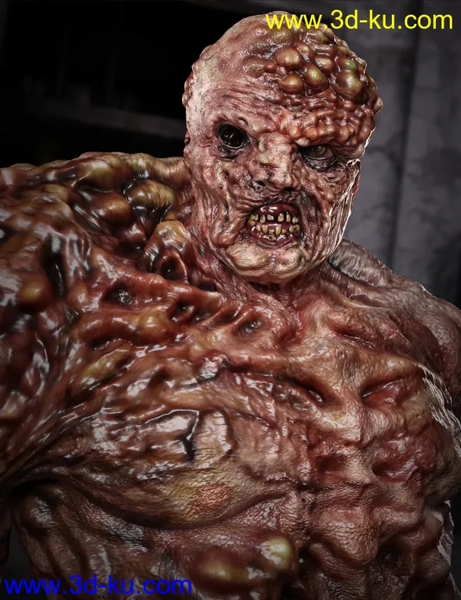 The Abomination HD for Genesis 8 Male模型的图片1