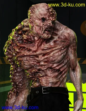 3D打印模型The Abomination HD for Genesis 8 Male的图片