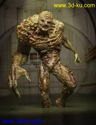 3D打印模型The Abomination HD for Genesis 8 Male的图片