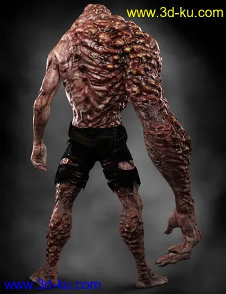 3D打印模型The Abomination HD for Genesis 8 Male的图片