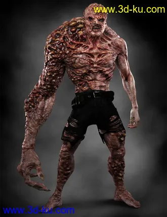 3D打印模型The Abomination HD for Genesis 8 Male的图片