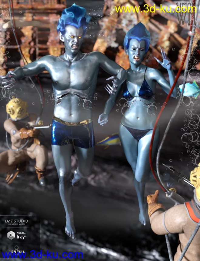 The Atlanteans for Genesis 8模型的图片1