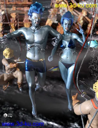 3D打印模型The Atlanteans for Genesis 8的图片
