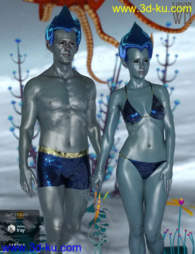 The Atlanteans for Genesis 8模型的图片2