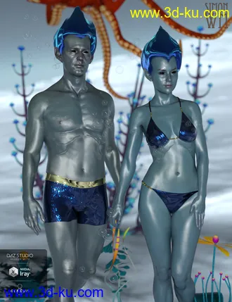 3D打印模型The Atlanteans for Genesis 8的图片