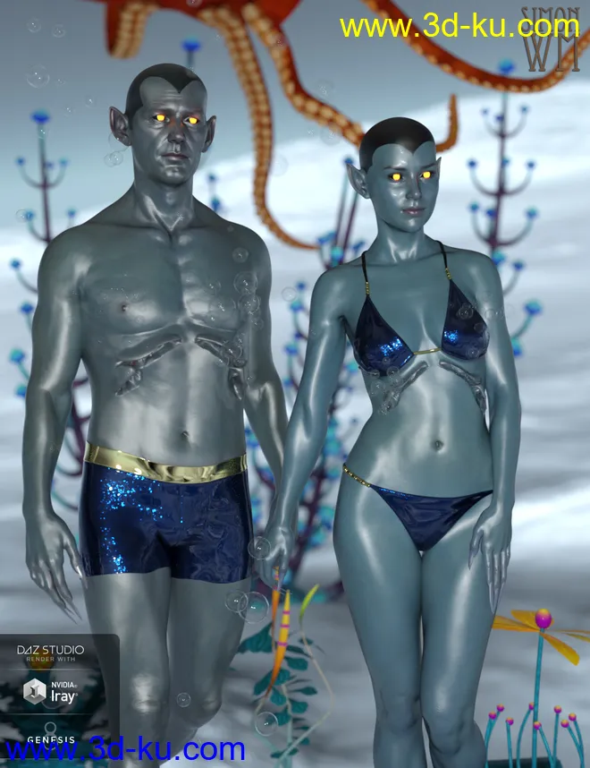 The Atlanteans for Genesis 8模型的图片3