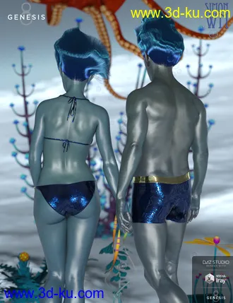 3D打印模型The Atlanteans for Genesis 8的图片