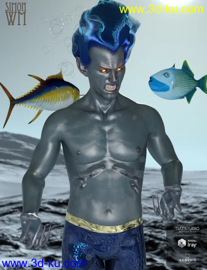 The Atlanteans for Genesis 8模型的图片7