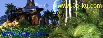 3D打印模型The Crashed Starship Prop Set的图片
