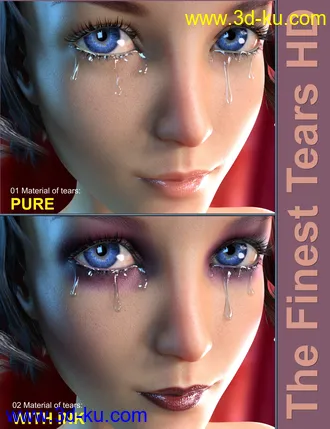 3D打印模型The Finest Tears HD for Genesis 8 Female(s)的图片