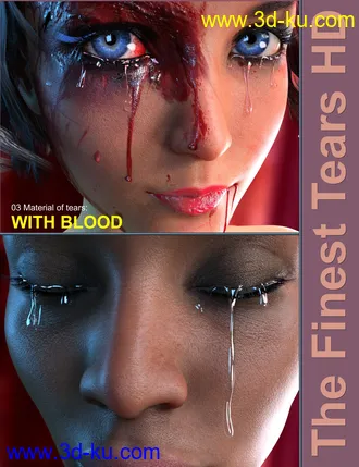 3D打印模型The Finest Tears HD for Genesis 8 Female(s)的图片