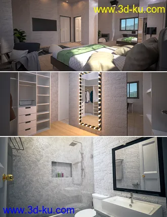 3D打印模型The Master Bedroom的图片