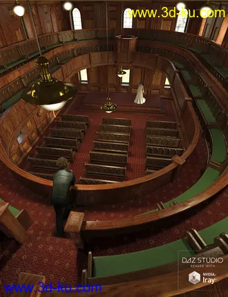 3D打印模型The Meeting Lodge Interior的图片