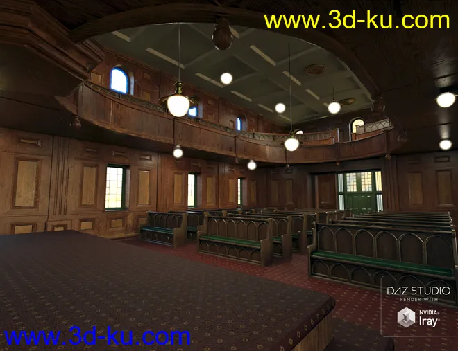 The Meeting Lodge Interior模型的图片2