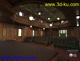 3D打印模型The Meeting Lodge Interior的图片