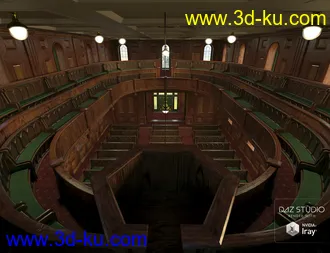 3D打印模型The Meeting Lodge Interior的图片