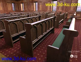 3D打印模型The Meeting Lodge Interior的图片